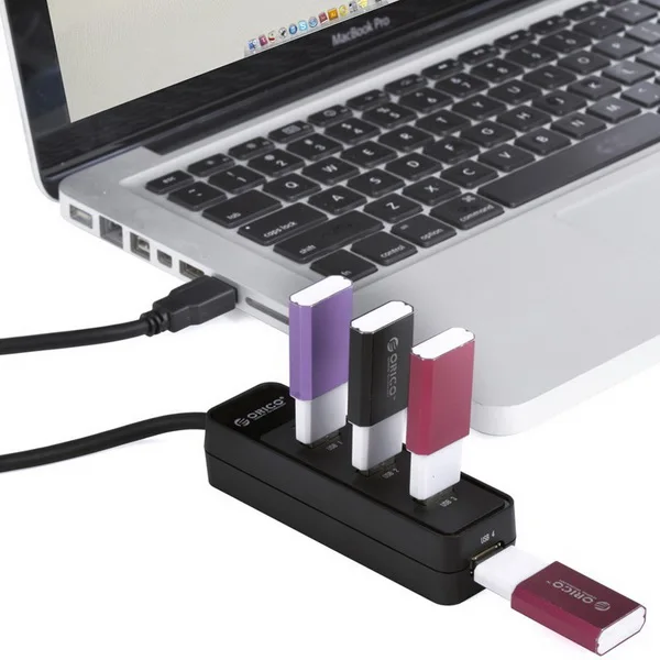Dhl ИЛИ ems 100 штук USB 3,0 концентратор 4 порта win7 W5PH4-U3 для ПК, ноутбука, ноутбука до 5 Гбит/с скорость передачи данных