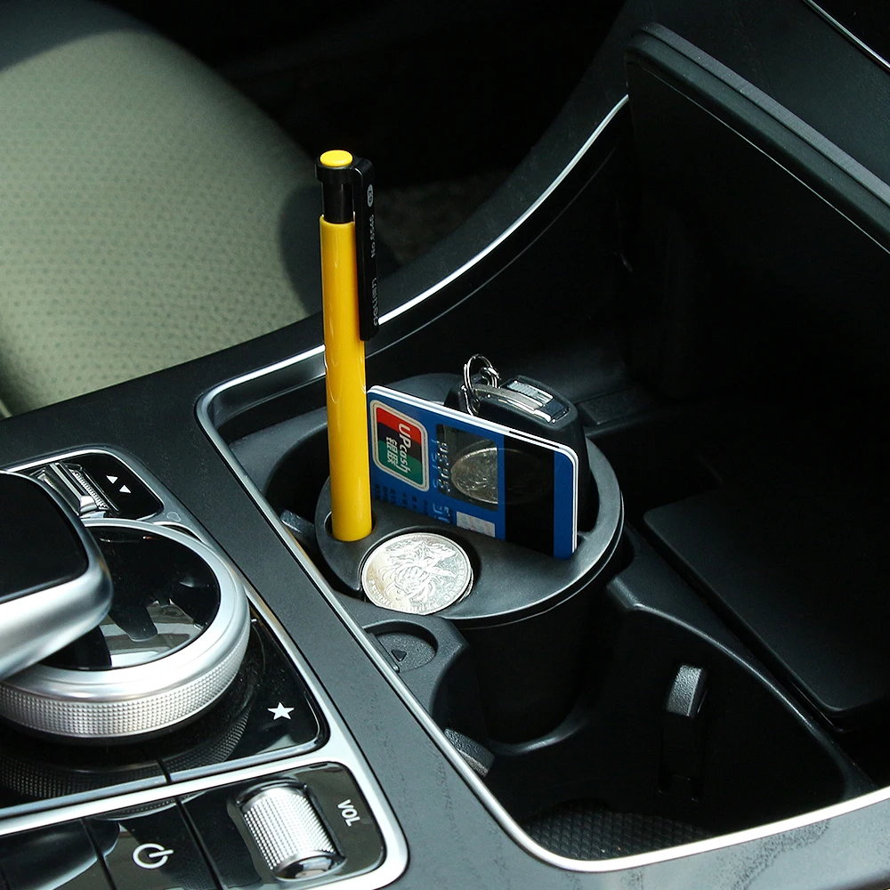

1 Piece ABS Black Car Card Coin Holder Glove Box for Opel insignia corsa Zafira Vectra Antara Tigra Meriva Accessories