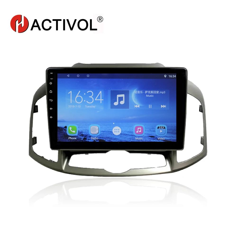 

HACTIVOL 10.1" Quad core car radio gps navi for Chevrolet Captiva 2017 android 7.0 car DVD video player with 1G RAM 16G ROM