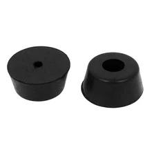 Прочная мебель Нескользящие конические резиновые ножки шайба 22 мм x 10 мм 12 шт