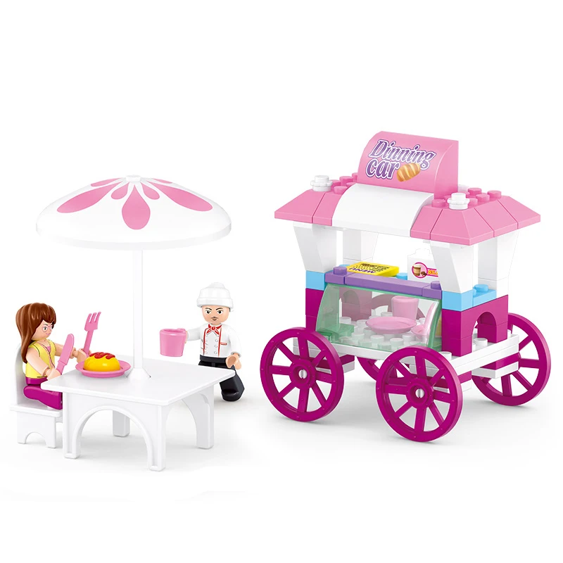 S Model Compatible with Lego B0522 78pcs Girl Bread Diner Models Building Kits Blocks Toys Hobby Hobbies For Boys Girls S Model Compatible with Lego B0522 78pcs Girl Bread Diner Models Building Kits Blocks Toys Hobby Hobbies For Boys Girls