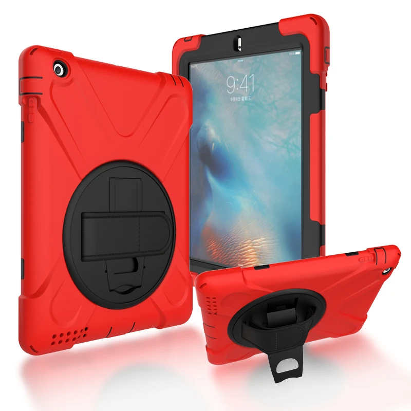 For IPad 2 3 4 Shockproof Kids Protector Case For IPad2 3 4 Heavy Duty Silicone