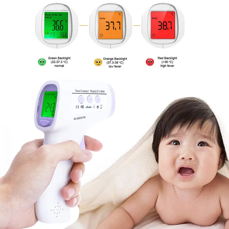 

Handheld LCD Infrared Thermometer Non-contact IR Temperature Measurement Termometro Digital Laser Gun Diagnostic Tools