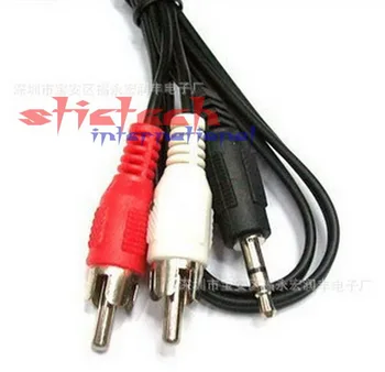 

by dhl or ems 1000 pcs 2-RCA Male Plug to 3.5mm Female Aux Audio Vedio Headphone Jack Converter Adapter Cable Cord