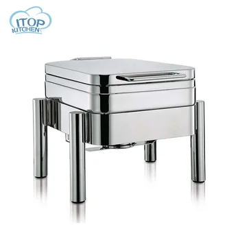 

4L Chafing dish with 1/2 food pan Hydraulic Induction Luxury buffet restaurant cafeteria tool utensils