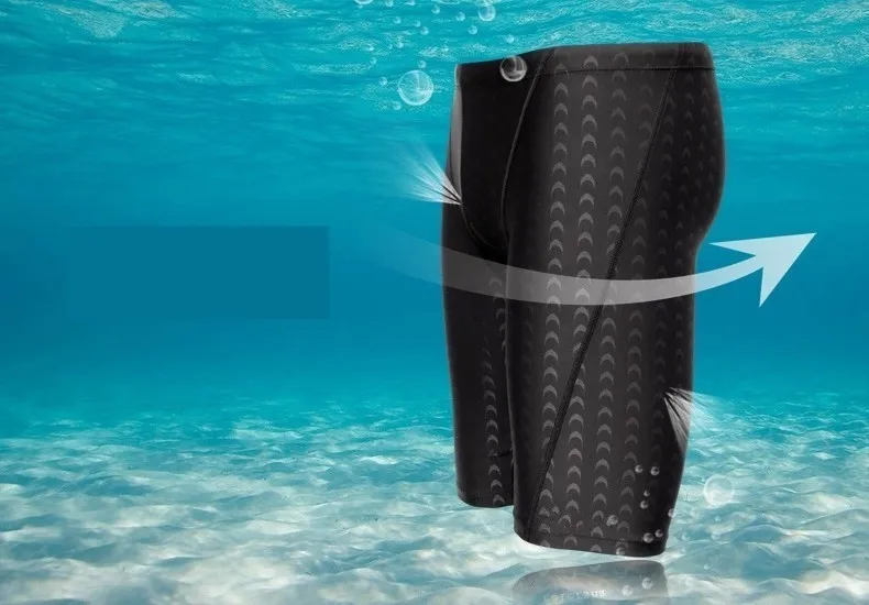 Detail 1 Ben Man Sharkskin Swimwear Water Repellent Classic Swimming Swimsuit for Men Swim Trunks Sport Shorts Men Swimwear Briefs