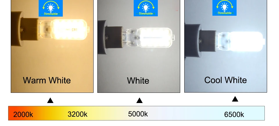 G9 LED Bulbs 220V 110V Dimmable (5)