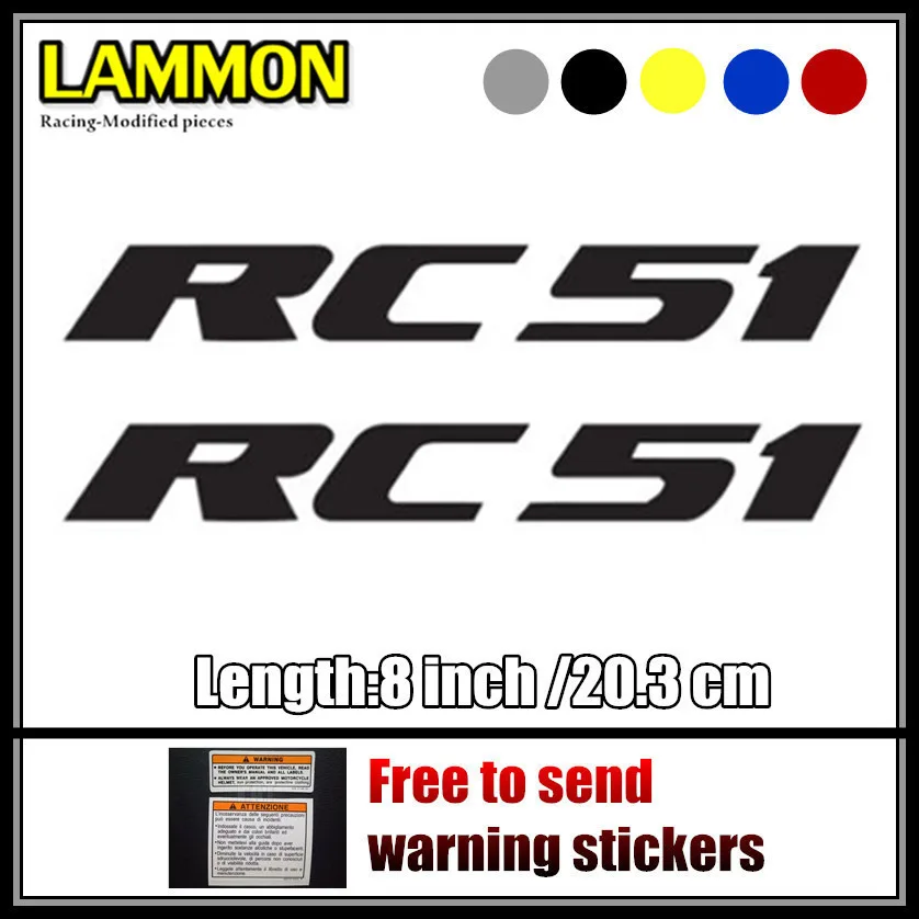 Rc51 Logo Moto Rcycle Bike Ruote Del Serbatoio Del Carburante Carenatura Notebook Bagaglio Casco Moto Sticker Decalcomanie Per Honda Rc51 Rc 51