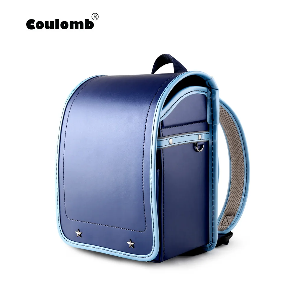 

Coulomb Kid Orthopedic Backpack Baby Boys School Bags Japan PU Randoseru Portfolio For Boy Kinderrucksack