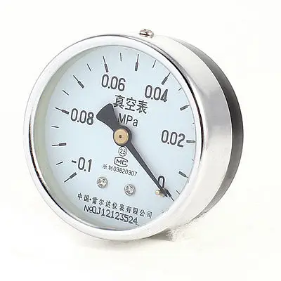 60 мм-0 1 ~ 0 МПа M14x1.5 резьба 2 5 Класс нижний монтажный вакуумный манометр |