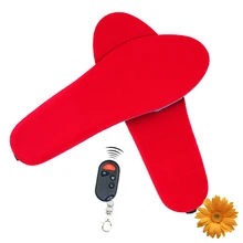 Зимние Стельки с электрическим подогревом для катания на лыжах, сноуборде, ботинках, ботинках, перезаряжаемых ножках, теплые стельки из пены с эффектом памяти, с пультом дистанционного управления, S/L