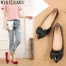 Обувь на плоской подошве с острым носком ботинки "Харадзюку" из лакированной кожи; женская обувь с толстой мягкой подошвой; женская обувь без застежки на плоской подошве; sapato feminino; chaussures femme