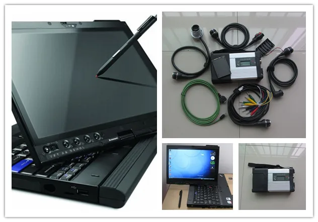  Mb stern c5 mit laptop x200t touch screen mit software super ssd 201912 diagnose für 12v 24v bereit