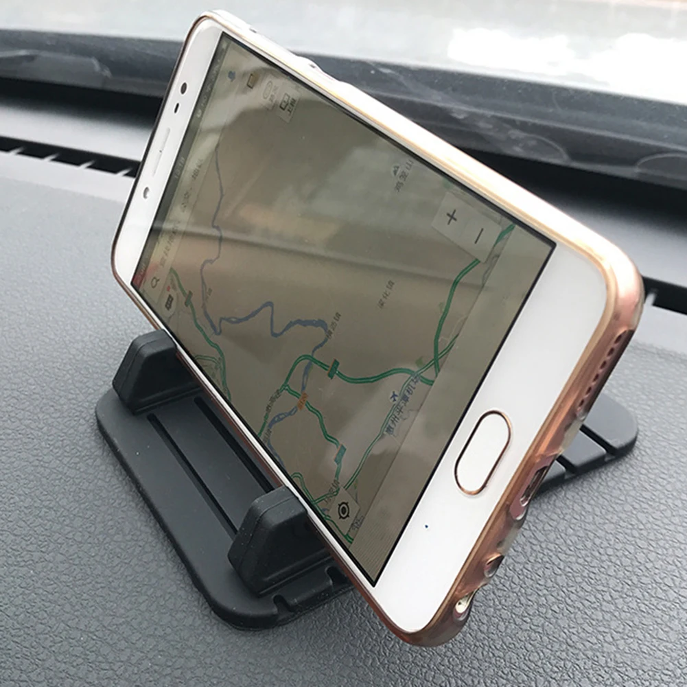 

Universal Desk Mobile Car GPS Silicone Antislip Phone Holder Stand Mount Bracket