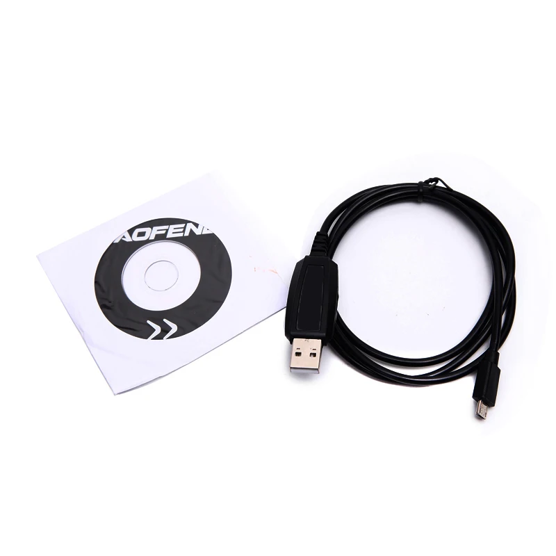 Cabo de Programação Talkie com Driver de cd Usb para Baofeng Rádio Mini Walkie Bf-t1 1 Telefonia e Comunicação