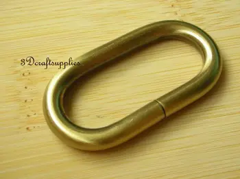 

metal oval Rings oval loop for webbing anti bronze 25 mm 1 inch 10pcs U47