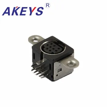 

5PCS MDC-9-01D S Terminal DIN Terminal Jack Female 10 pin PCB Mount Connector