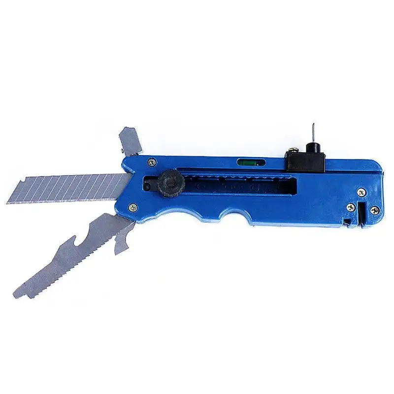 Multi-function Tagliapiastrell Glass Cutter Six Wheel Metal Cut Glass Kit Tool With Measure Ruler Tagliavet Blade Sharpener
