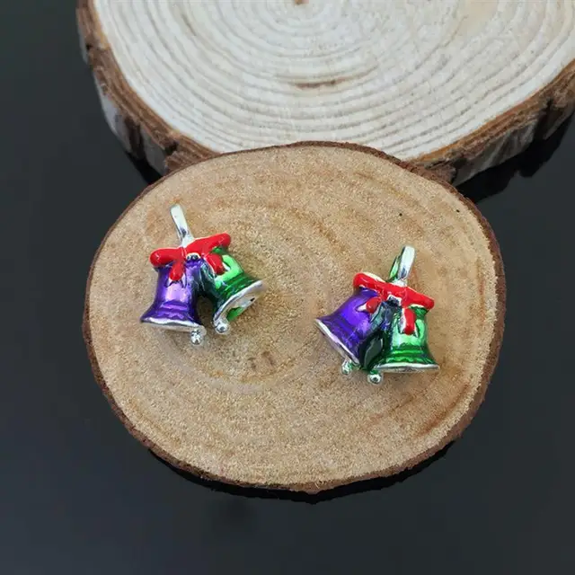 20pcs Alloy Christmas Tree Charms Pendants for Crafting Jewelry Making Accessory