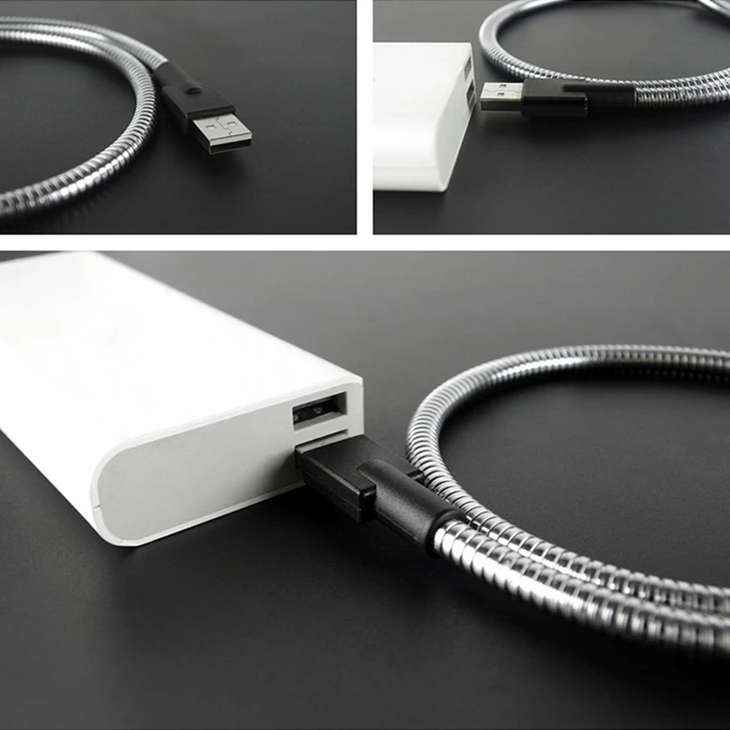 Sindvor Lazy Flexible USB Cable Stand Data Cable Car Charger Holder For iPhone 6 6S 7 Plus 5 Samsun