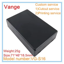 10 шт./лот Электронный электрический корпус антиблокировочной системы пластиковый материал корпус 71*46*18,5 мм с пряжкой для Устройства Запуска