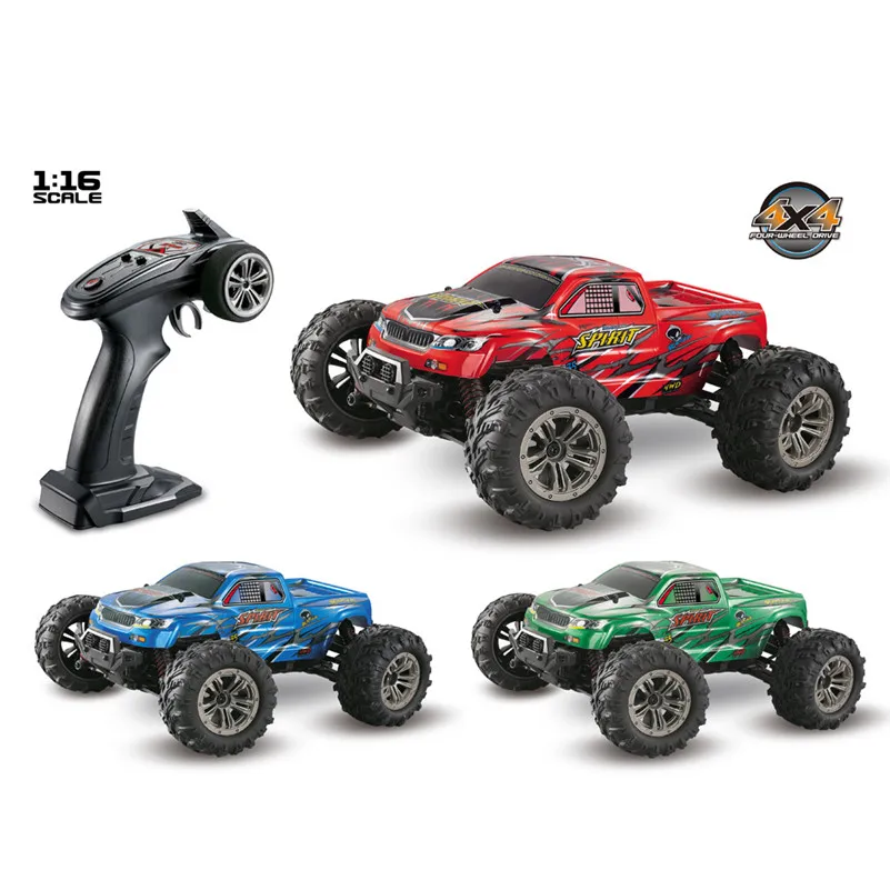 

2018 Hot Wheels 1:16 High Speed 36km/h 4WD 2.4Ghz Remote Control Truck 9130 Off-road RC Car Wood Toy For Children B2