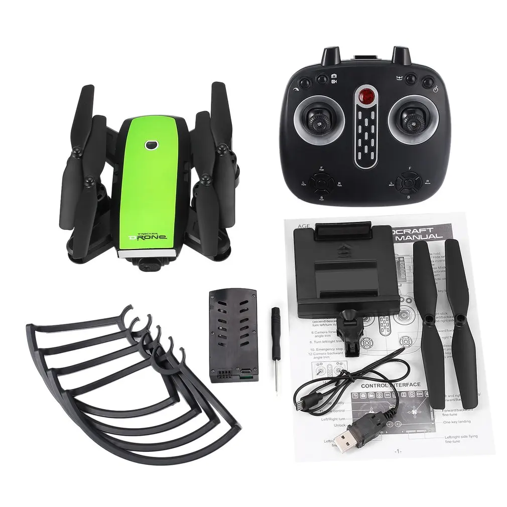 

2.4G FPV Foldable GPS Drone Smart RC Quadcopter with 0.3MP/720P Adjustable Wifi Camera Real-time Altitude Hold Headless Mode Toy