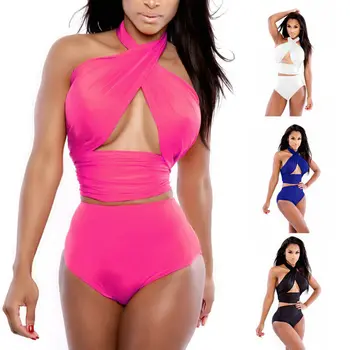 

Suit Bandage Beach Backless Bathing Women Beachwear Swimwear Bikini