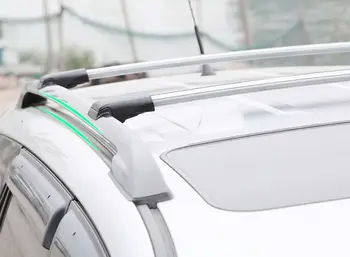 

1set Silvery Aluminum Roof Rack Cross Bar Set For Chevrolet Captiva 2008-2015