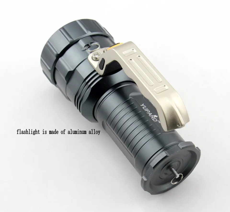 Yupard бесплатная доставка масштабируемой XM-L2 LED T6 яркий светодиодный питания Spotlight Фонарик лампы + 3*2200 мАч 18650 + зарядное устройство
