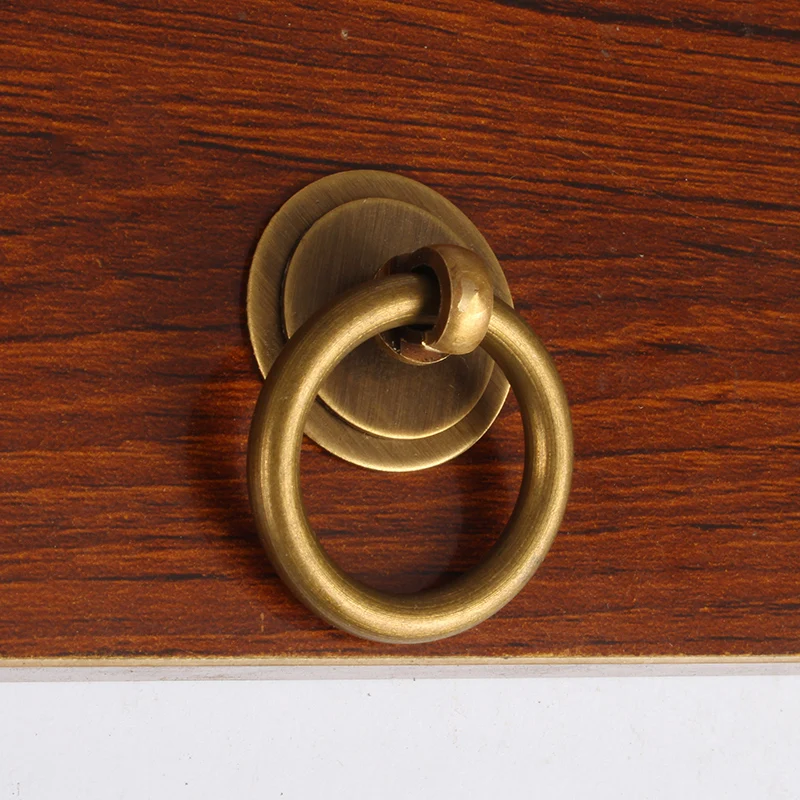 

Drawer handle,Pure copper manufacturing,Circle shape,Chinese style,Old Furniture Wardrobe Cabinet Door Pull Ring