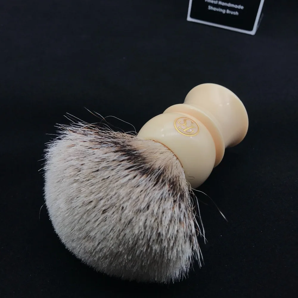 Promotion Sales "FS"-28mm Big Knot Silvertip Badger Shaving Brush Cream color Handle+FREE SHIPPING