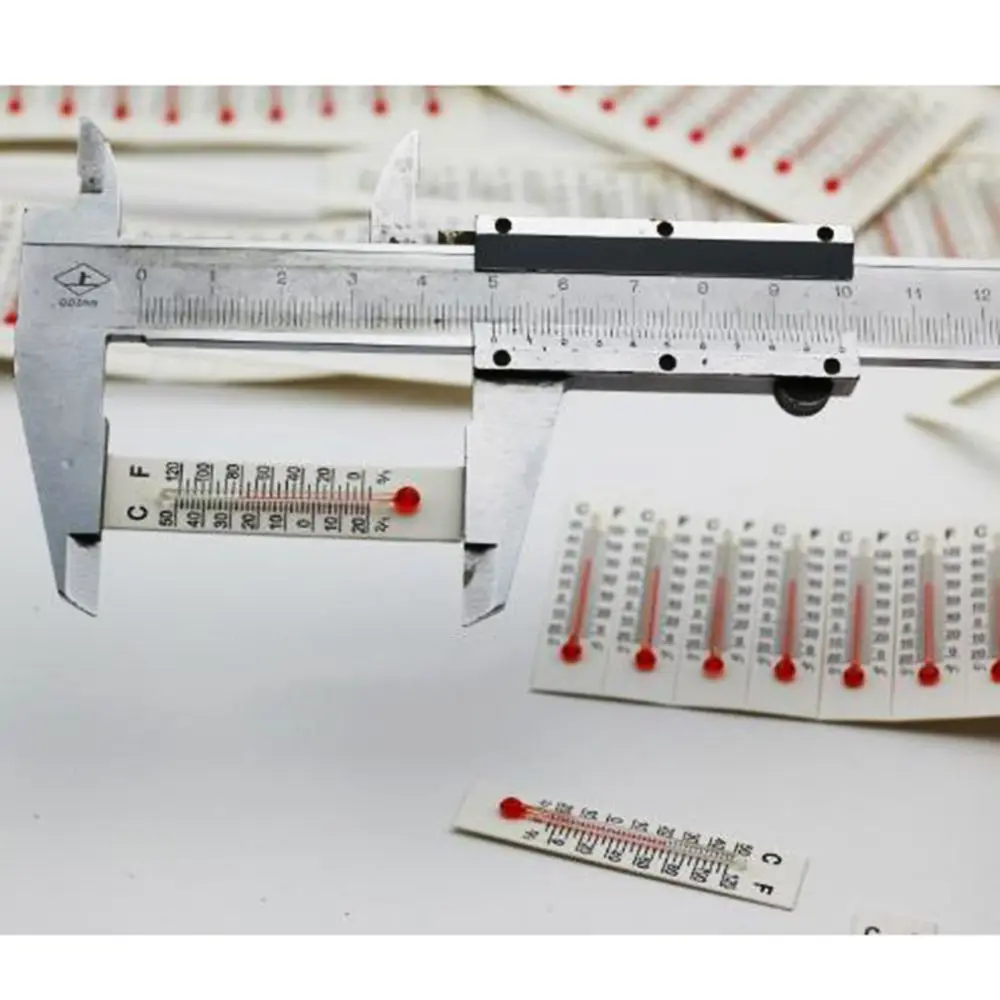 1 шт. Новинка 5 см X 1,1 см миниатюрный бумажный картонный термометр кукольный домик внутренний-20-50C градусный Температурный анализ инструменты