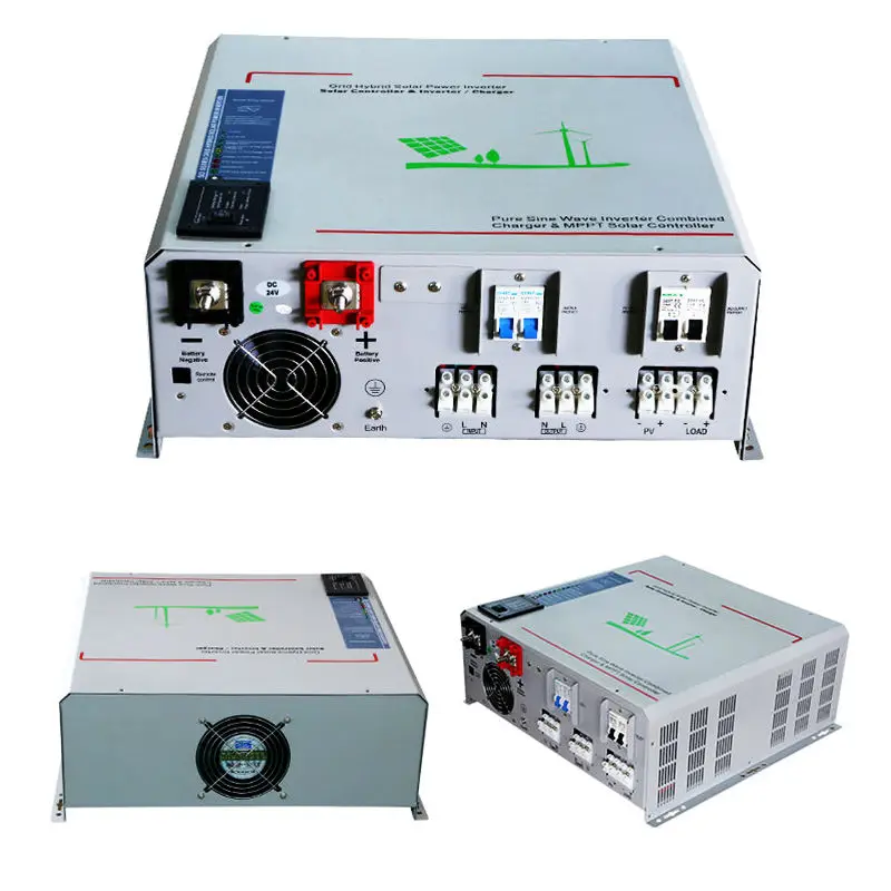 

12V 3000W Off-grid Hybrid Solar Inverter Built-in 40A MPPT Controller, 50Hz/60Hz, Output 220-240VAC , Free Shipping