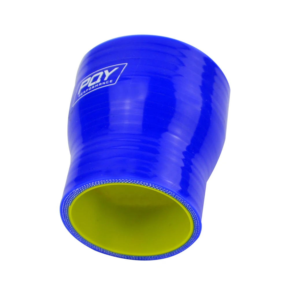 PQY Blue&ampyellow 2&quot 2.5&quot 51mm 64mm Silicone Hose Straight Reducer Joiner Coupling SH02025 QY|Шланги и зажимы| |