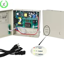 CCTV Питание, работающего на постоянном токе 12 В в 3A 4CH Мощность коробка UPS функции, объект соглашения о качестве предоставляемых услуг Батарея CE по ограничению на использование опасных материалов в производстве для видеонаблюдения Камера