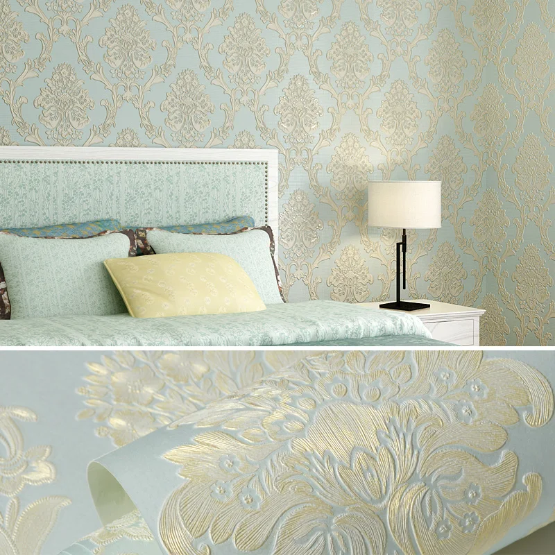 Wallpaper Self-adhesive 3D Stereo Embossed European Pattern Sticker Warm Hotel Bedroom Living Room Sofa TV Background Wall Paper Wallpaper Self-adhesive 3D Stereo Embossed European Pattern Sticker Warm Hotel Bedroom Living Room Sofa TV Background Wall Paper