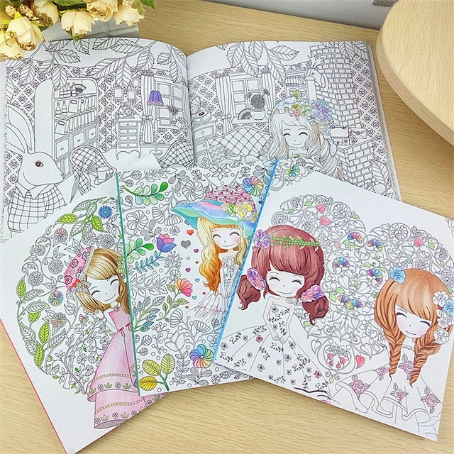 Adult Coloring Secret Garden Book  Mandala Coloring Books Adults - 24  Pages English - Aliexpress