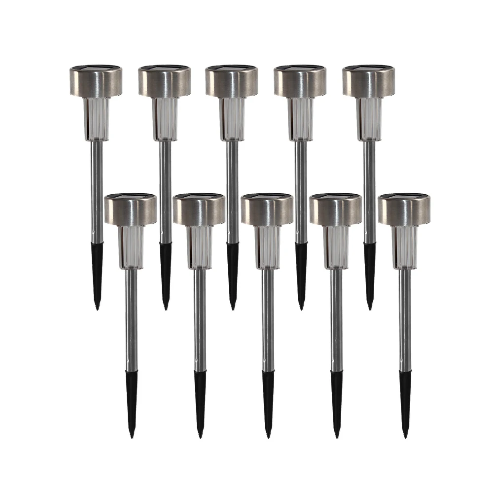 10pcs/lot Solar Garden lamp, LED Solar Panel Lamp Mini Solar Lawn Lamp