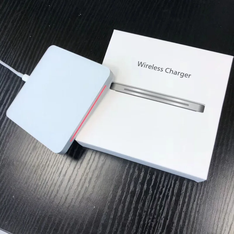 

Tempered glass alloy 7.5W QI Fast Wireless Charger Quick Charging Pad For iPhone 8 10 X For Samsung Galaxy S9 S8+ Note8 Lumia