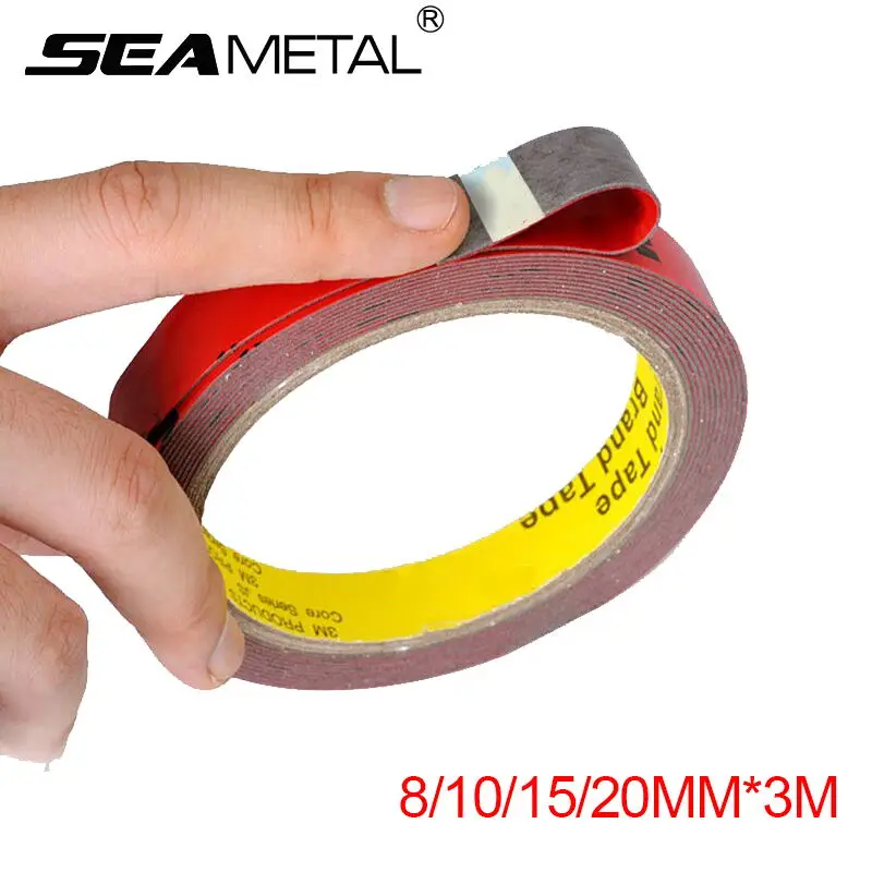 

8/10/15/20mm Car Glue Double Side Tape Car Stickers Interior Accessories Double Side Adhesive Decoration on Car Glue Sticker