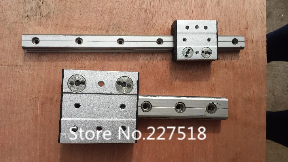 

High speed linear guide roller guide external dual axis linear guide OSGR20 with length 650mm with OSGB20 block 60mm length