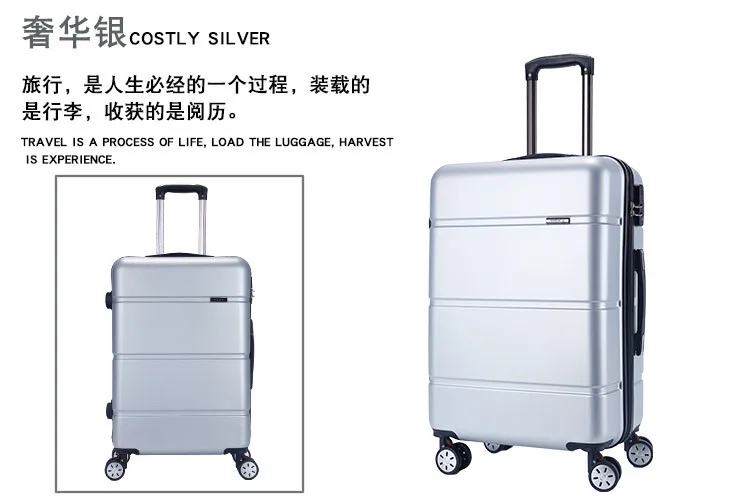 Casual Travel Trolley Luggage Men Women Aluminum Frame Alloy Business Rolling Luggage Airplane Suitcase Spinner Wheels Trunk (4)