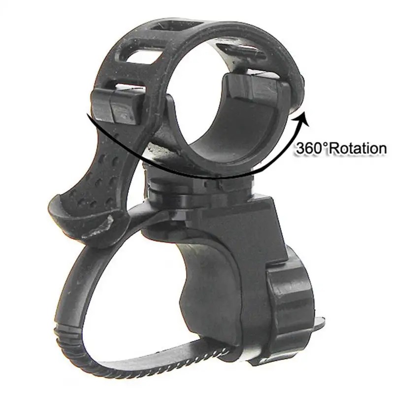 

360 Degree Bike Bicycle Flashlight Torch Mount Holder Clamp Clip Adjustable Light Lamp Holder Clip Flashlight Mount Holders