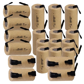 

Real capacity 20 SC 1300mah 1.2v battery NICD rechargeable SUBC batteries for makita bosch B&D Hitachi metabo dewalt power tool