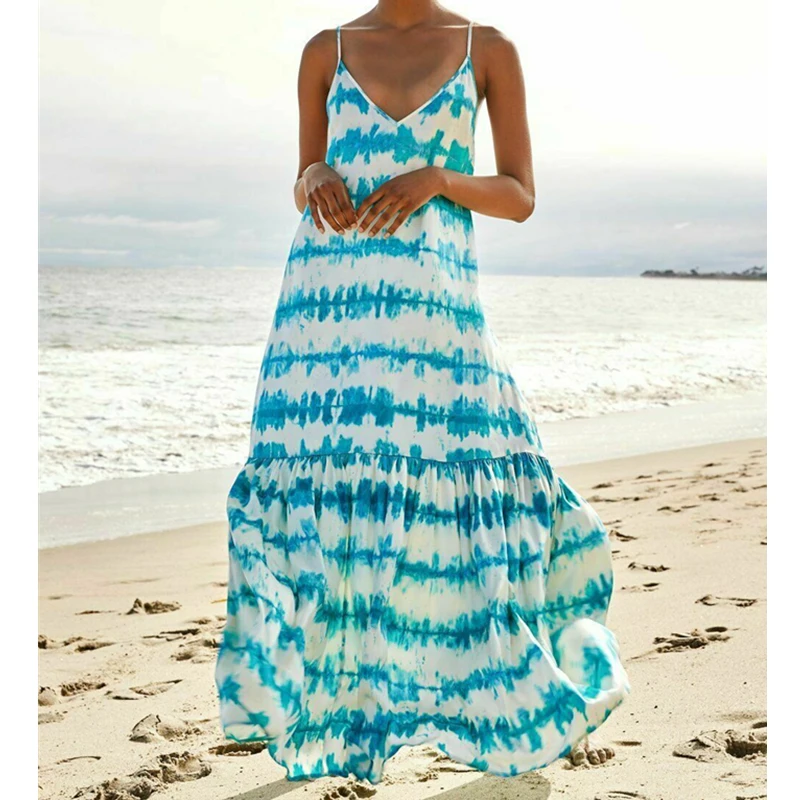 Women Boho Dress Floral Maxi Evening Party Dresses Summer V Neck Beach Sundress Woman Party Night Clubwear Loose Long Dresses Women Boho Dress Floral Maxi Evening Party Dresses Summer V Neck Beach Sundress Woman Party Night Clubwear Loose Long Dresses
