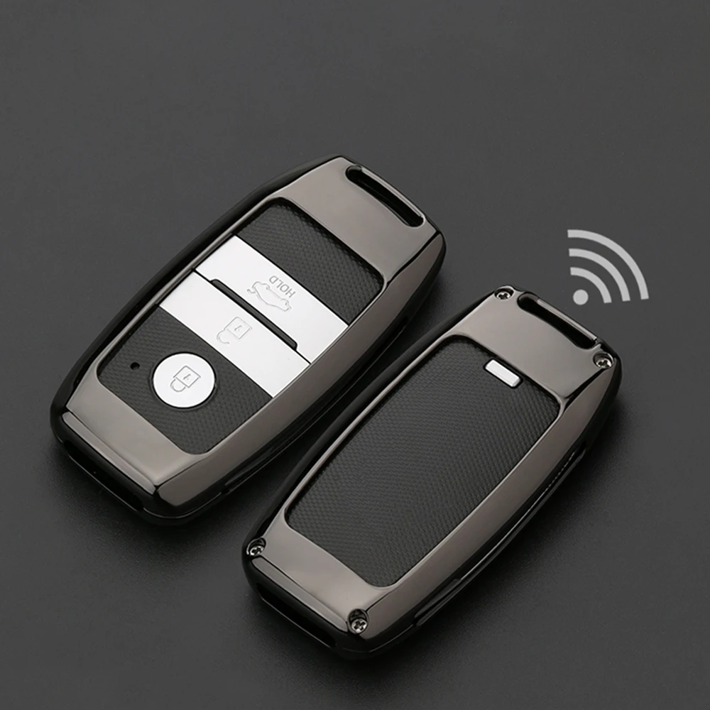 

Zinc Alloy Car Key Case Cover For Kia Rio 3 K2 Sportage Ceed Optima K5 Cerato K3 K4 Sorento Carens 2017 2018 Forte KX5