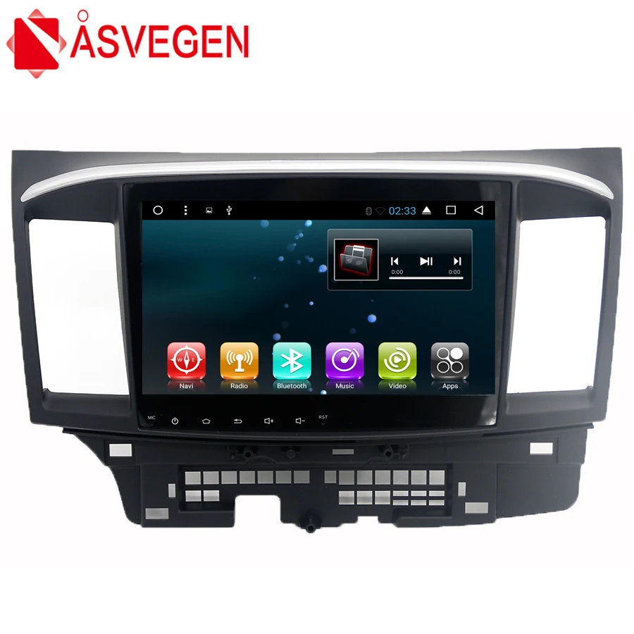 Автомобильный dvd-плеер для Mitsubishi Lancer 2014-2016 10 2 &quotAndroid 7 1 четырехъядерный