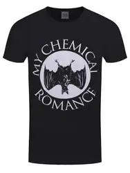 My Chemical Romance Herren футболка «летучая мышь» schwarz Мужская, с коротким рукавом Футболка Топ тенниска Базовая топы с героями мультфильмов