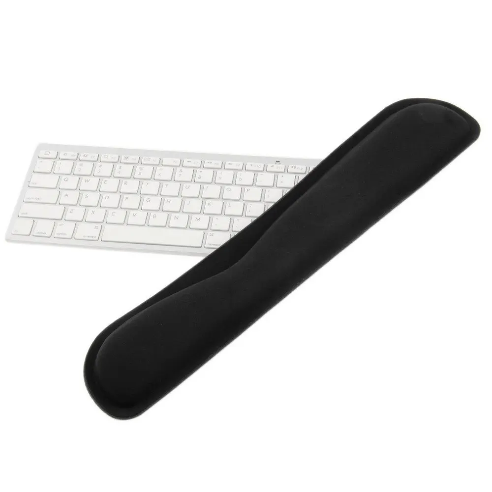 Лидер продаж по всему миру гелевая Подушка под запястье Поддержка Удобная подкладка для PC Keyboard возвышении черного цвета распродажа Прямая